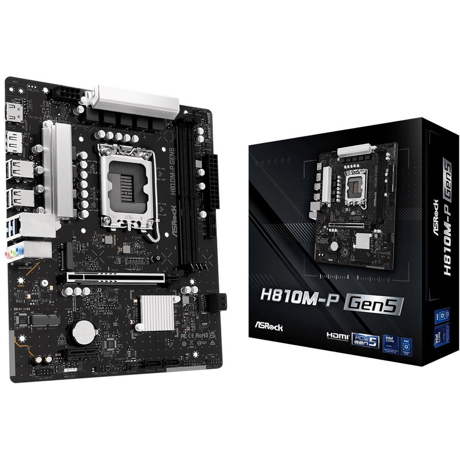 Placa De Baza Asrock H810M-P GEN5 — imaginea 5