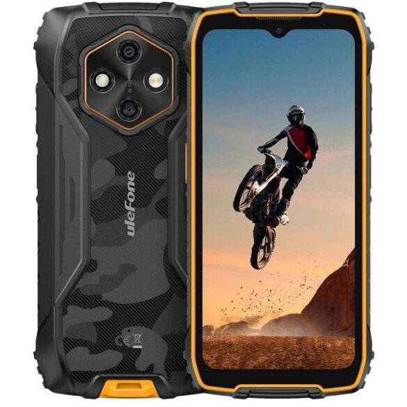 Telefon mobil Ulefone RugKing 4 Pro 128GB 8GB RAM Dual Sim 4G Black Orange
