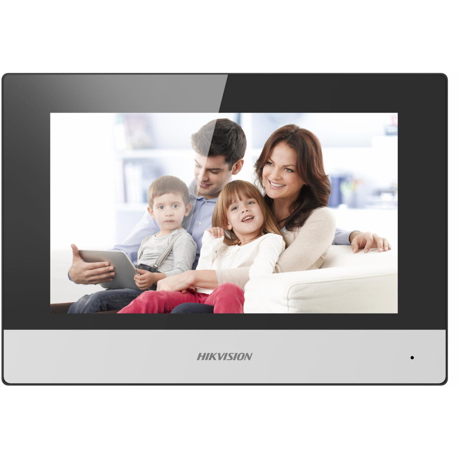 Monitor Videointerfon Hikvision DS-KH6320-WTE1 WiFi Black Silver