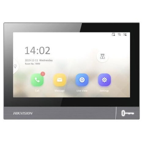 Monitor Videointerfon Hikvision DS-KH8381-WTE1 Black