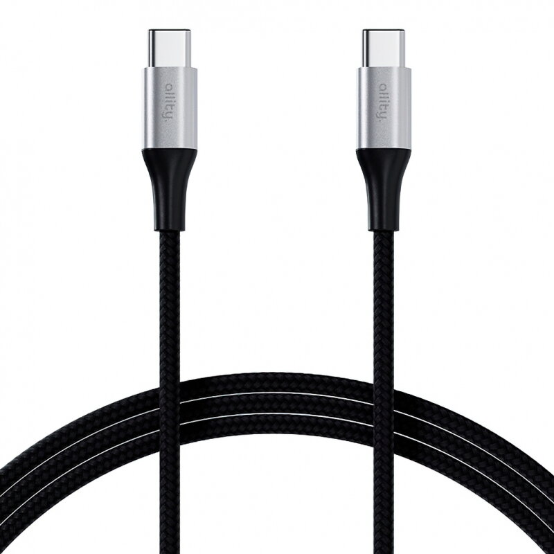Cablu Date și Încărcare Allity USB-C - USB-C AUC-01 100W 1m Negru