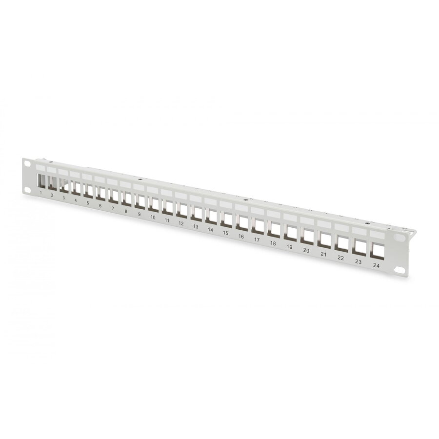 Patch Panel 1U 24 Porturi Grey