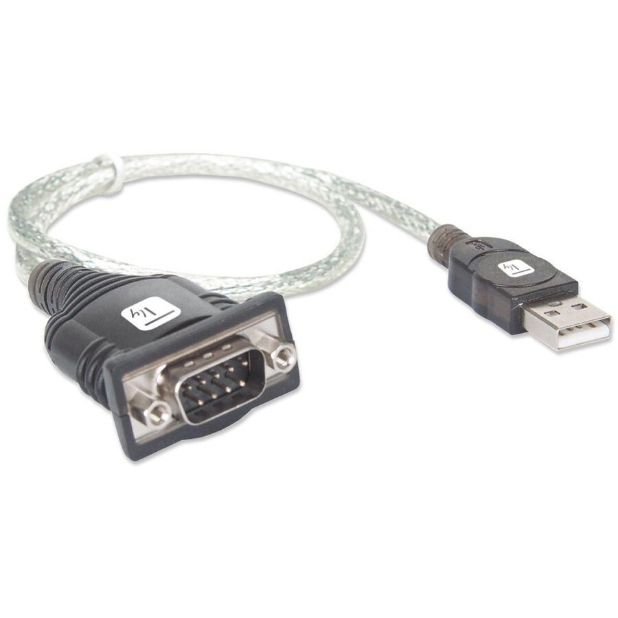 Adaptor Convertor Techly IDATA USB-SER-2T USB Serial in Blister Translucid — imaginea 2