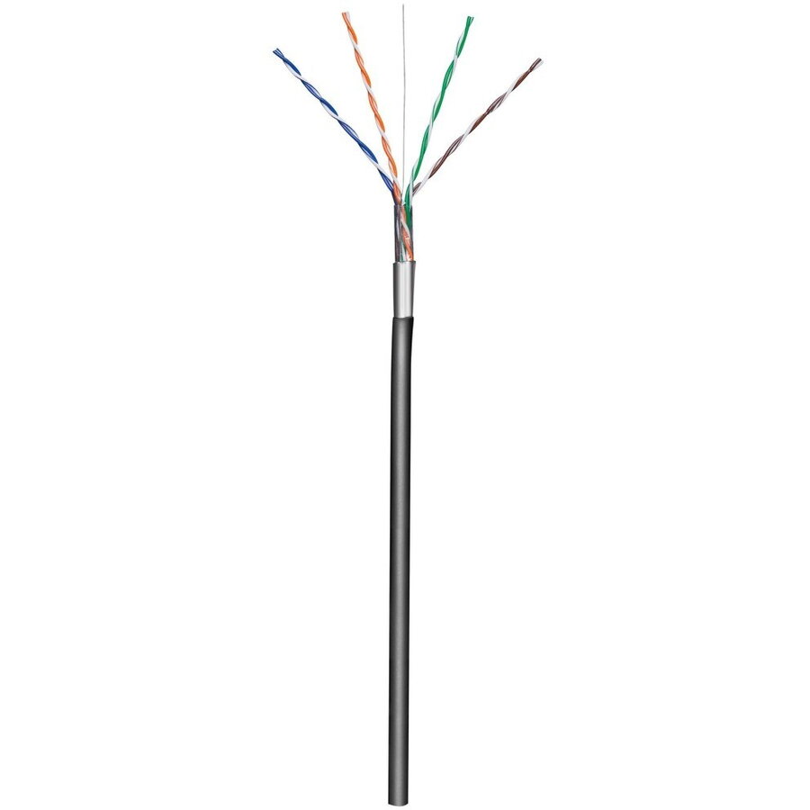 Cablu de Rețea Techly ITP8-RIS-0305LO F/UTP Hank Cat.5E CCA 305m Solid de Exterior Negru