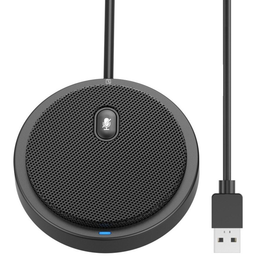 Microfon pentru Conferințe Techly ICC SH-22 cu Fir USB Negru