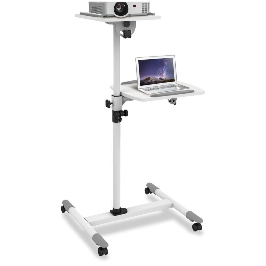Cărucior Universal Techly pentru Notebook / Proiector ICA-TB TPM-6 Alb