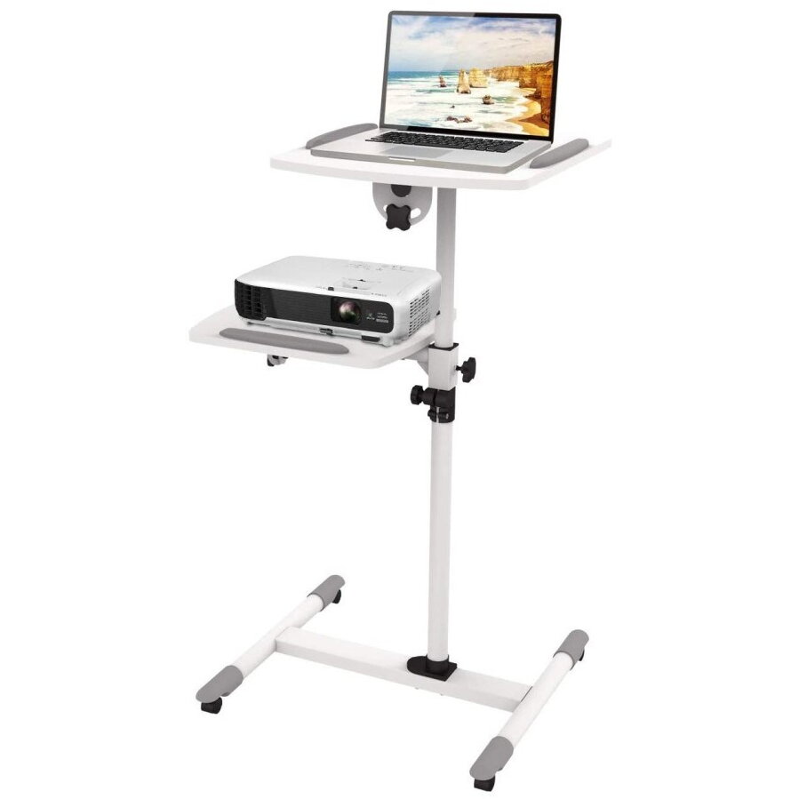 Cărucior Universal Techly pentru Notebook / Proiector ICA-TB TPM-6 Alb — imaginea 3