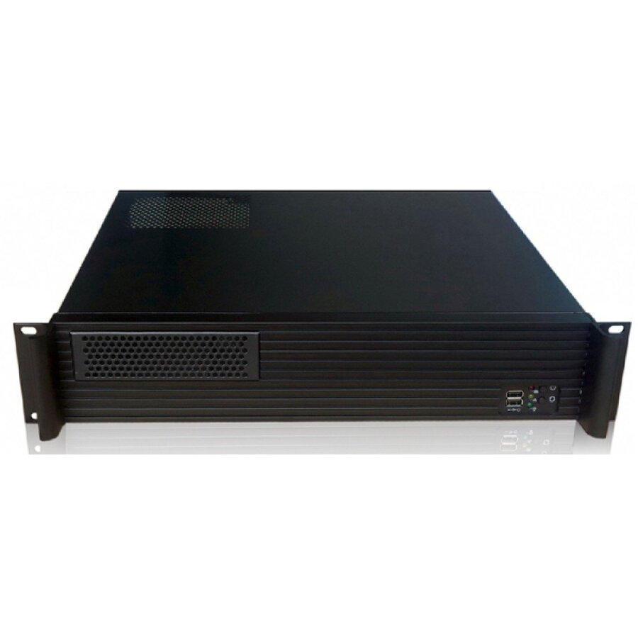 Carcasa Server Techly I-CASE IPC-240L Metal 2x USB Negru