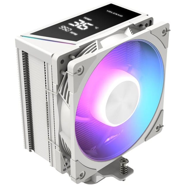 Cooler Procesor Modecom Volcano 0C T202 LCD 120 ARGB Alb
