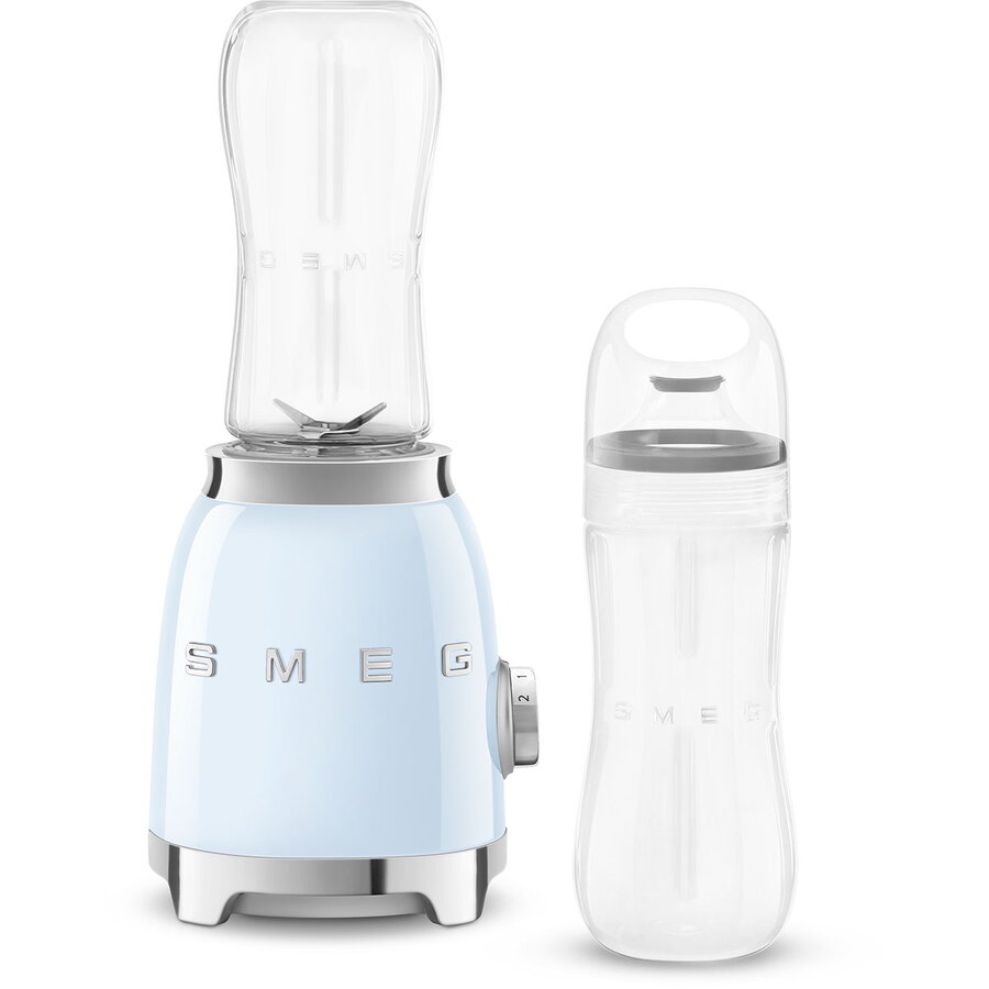 Blender de Masa 50's Style PBF01PBEU Recipient Tritan 0.6L 2 Viteze 300W Albastru Pastel
