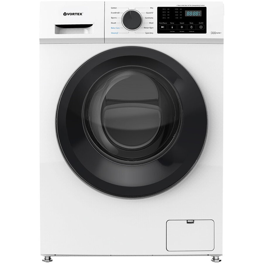 Mașina de Spălat Rufe Frontală Vortex VMA712D05S Slim 7KG 1200RPM Clasa A Alb