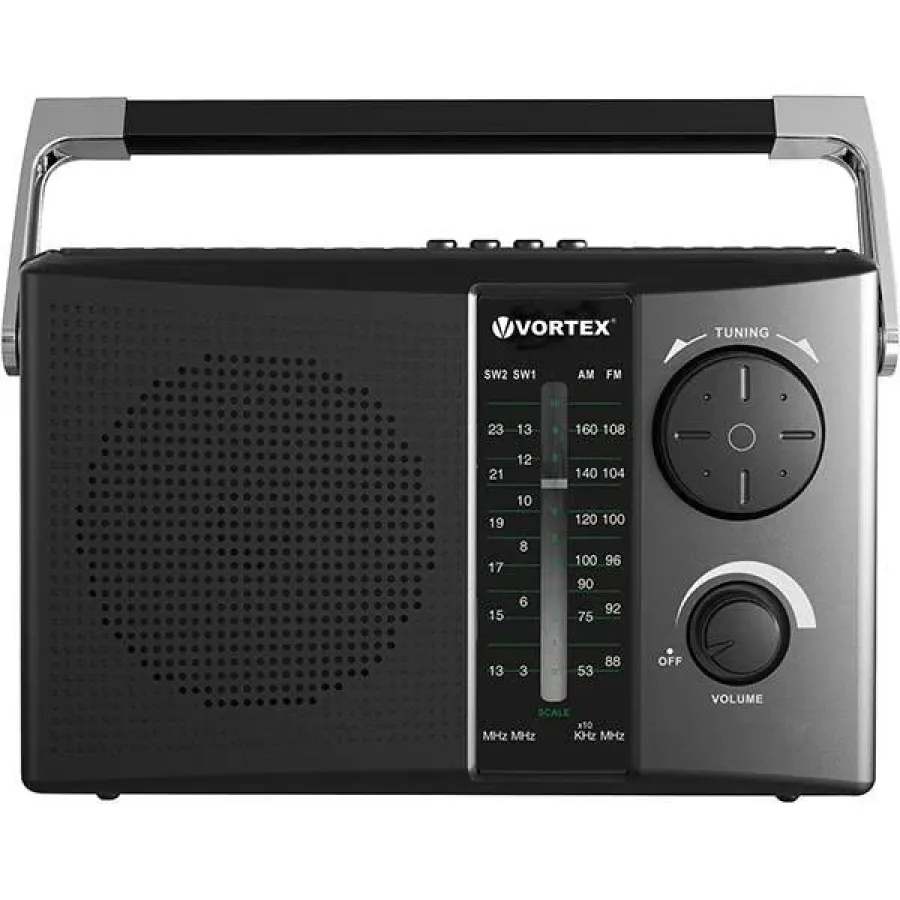 Radio Portabil Vortex VO2606 FM/AM Bluetooth USB Negru