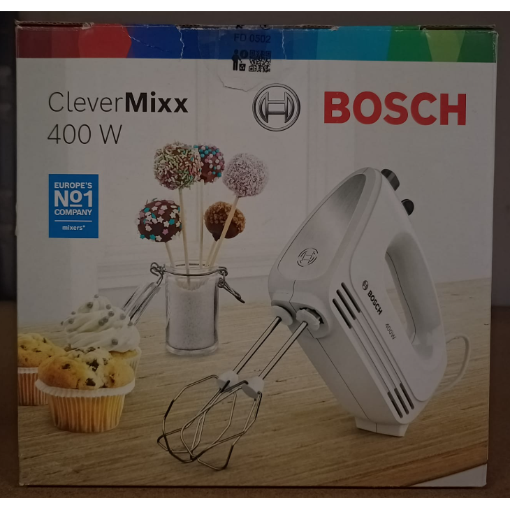 Mixer de mana Resigilat MFQ24200 CleverMixx 400W alb / argintiu