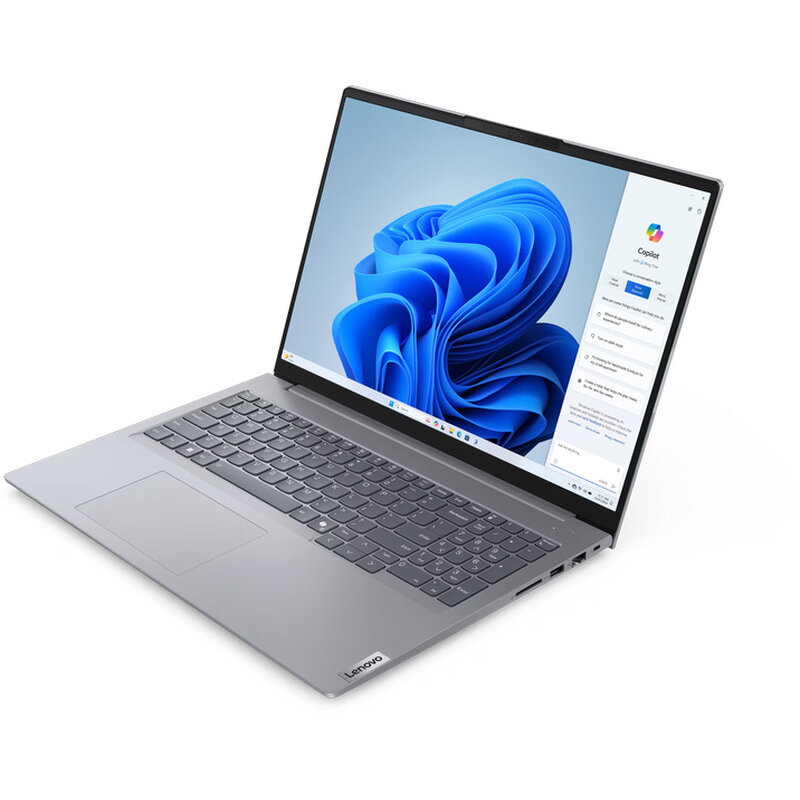 Laptop Lenovo ThinkBook 16 Gen 7 WUXGA 16 inch AMD Ryzen 5 7535HS 16GB 512GB SSD Windows 11 Pro Grey — imaginea 3