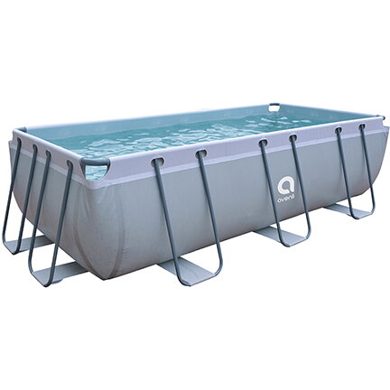 Piscină cu Cadru Avenli 400x200x99cm 7020l +6ani Gri