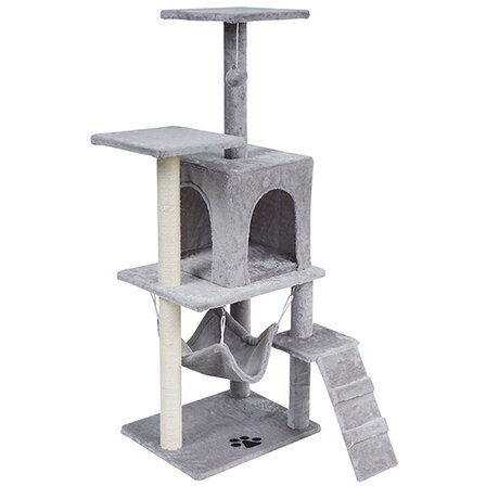 Ansamblu de Joacă pentru Pisici Rebel 50x40x125cm Gri