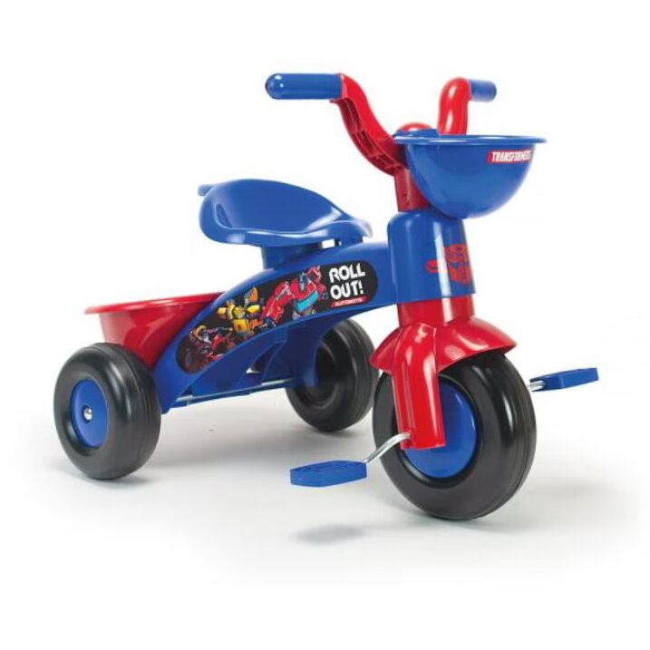 Tricicleta cu Pedale pentru Copii INJUSA Transformers 62x42x46Cm Max.25Kg 1-3Ani Albastru — imaginea 2