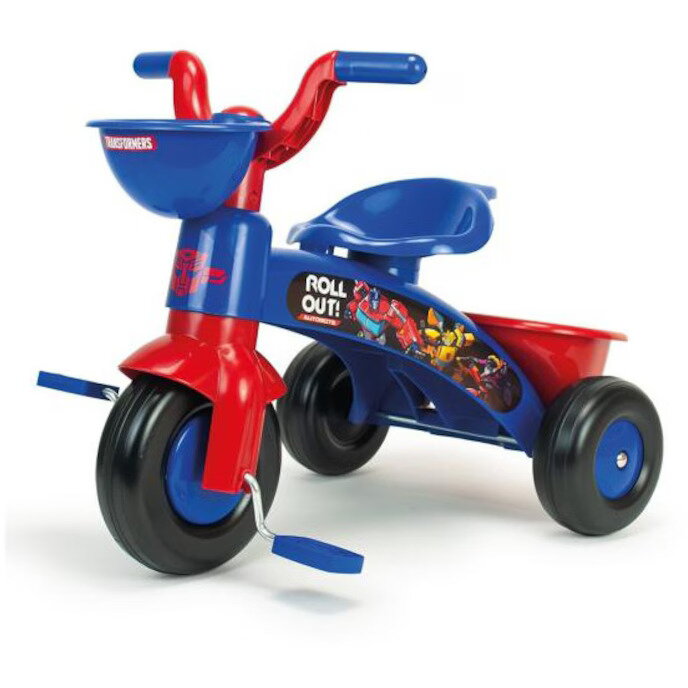 Tricicleta cu Pedale pentru Copii INJUSA Transformers 62x42x46Cm Max.25Kg 1-3Ani Albastru