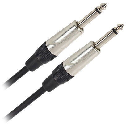 Cablu Jack Plugger 6.35 Male Stereo la 6.35 Male 3m Negru