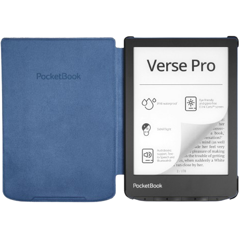 Husa de Protecție PocketBook H-S-634-F-WW pentru eBook Reader Verse / Verse Pro 6Inch Alb/Albastru — imaginea 5