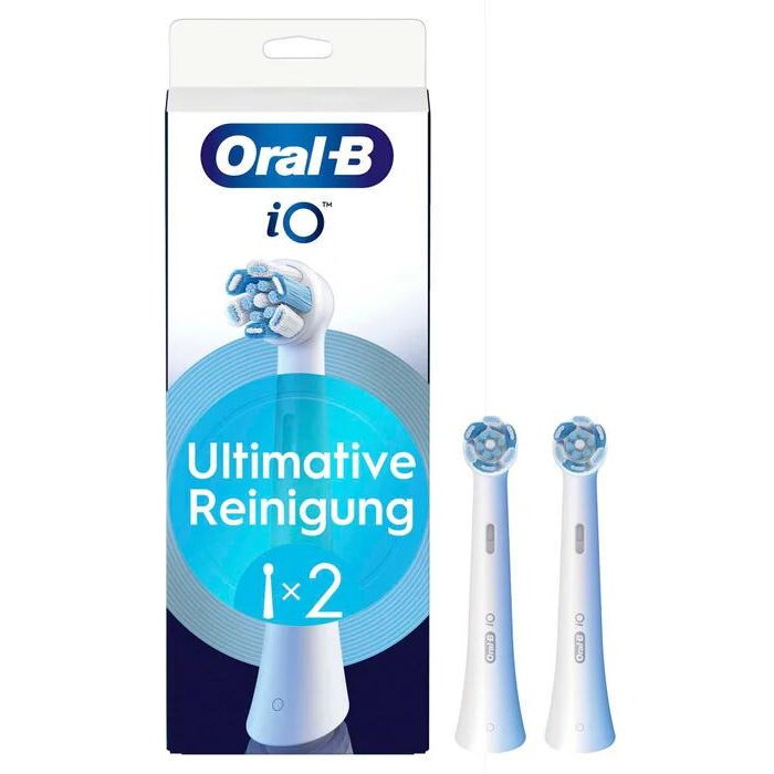 Set Capete de Rezerva pentru Periuta Electrica Oral-B iO Ultimative Reinigung 2 Bucăți Alb
