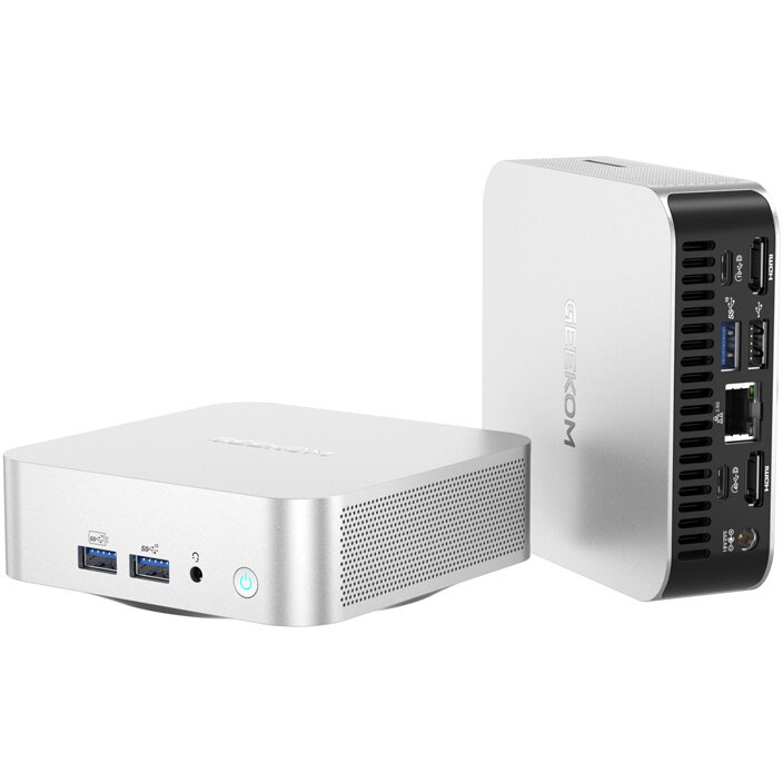 Mini PC GEEKOM A7 AMD Ryzen 5 7535HS 16GB 512GB + Windows 11 Pro Gri
