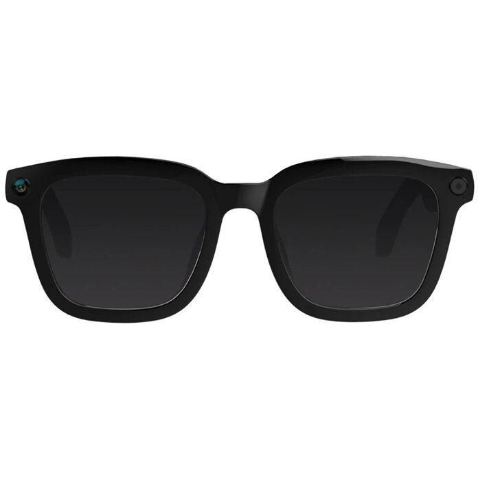 Ochelari AI Smart COLMI V03 UV cu Ramă Pătrată Camera 8MP Wi-Fi Bluetooth Negru