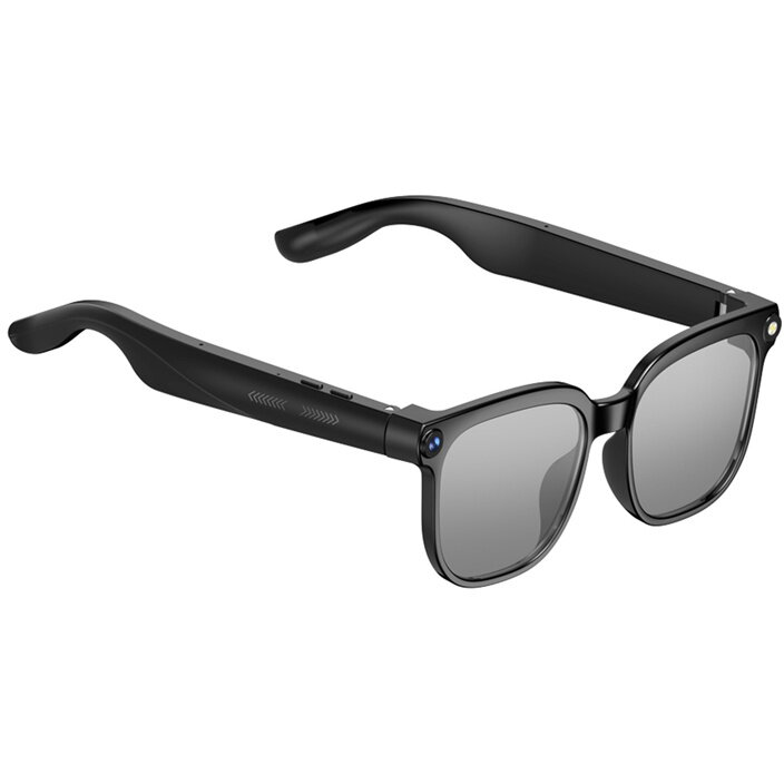 Ochelari Smart COLMI M02S Lentile Fotocromatice Camera 8MP HD Wi-Fi BT Negru — imaginea 3