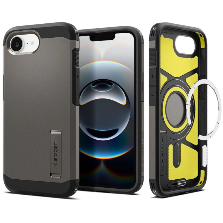 Husa Spigen Apple iPhone 17e / 16e Tough Armor Gri