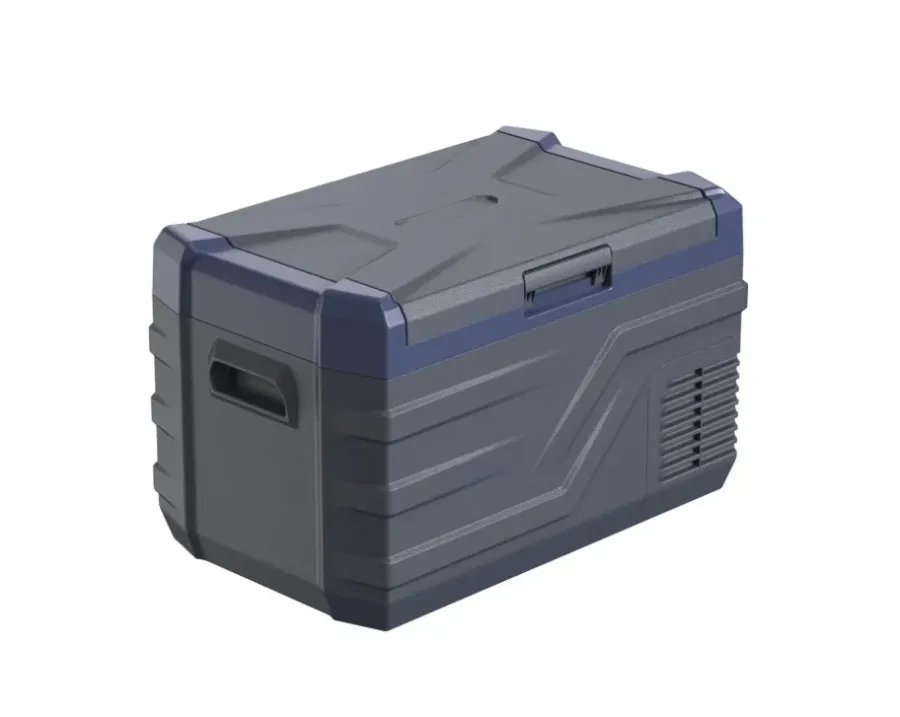 Frigider Auto cu Compresor CED AUTO TRADE DELUXE Volum 30L 12-24V Consum 60W Gri
