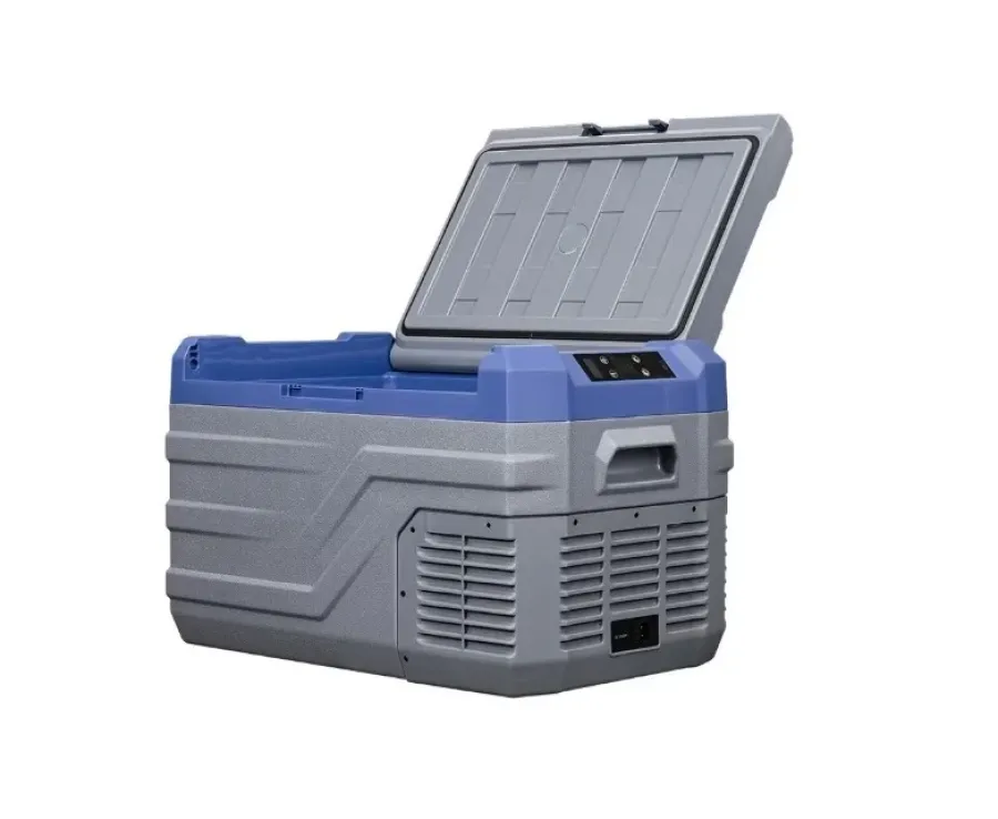 Frigider Auto cu Compresor CED AUTO TRADE DELUXE Volum 30L 12-24V Consum 60W Gri — imaginea 2