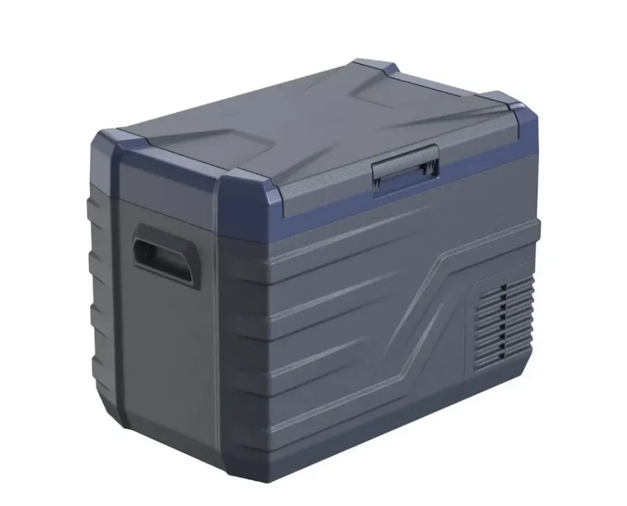 Frigider Auto cu Compresor CED AUTO TRADE DELUXE Volum 40L 12-24V Consum 60W Gri