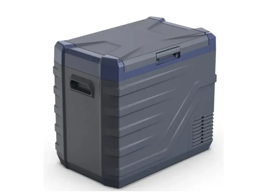 Frigider Auto cu Compresor CED AUTO TRADE DELUXE Volum 50L 12-24V Consum 60W Gri