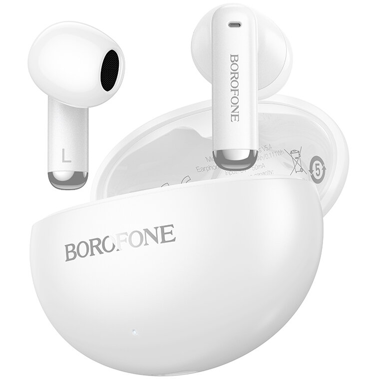Căști Borofone Handsfree Bluetooth FQ12 Nice TWS Alb
