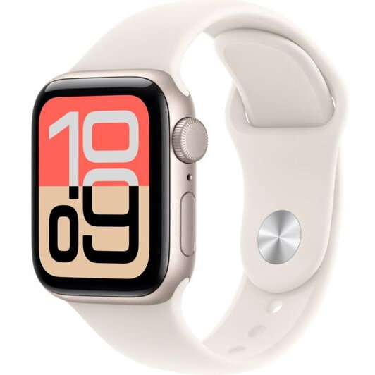 Smartwatch Watch SE 3 GPS 40MM Carcasa Aluminiu Curea Sport S/M Starlight
