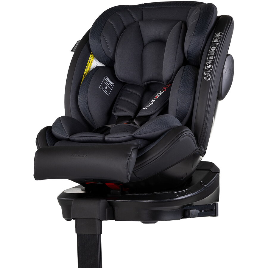 Scaun Auto Copii Hypnotic Plus I-Size 40-150CM cu Sistem Isofix si Sezut Rotativ Varsta 0 - 12 Ani Charcoal