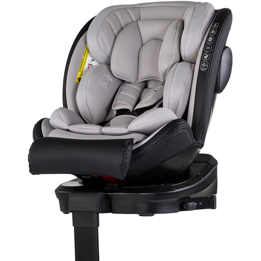 Scaun Auto Copii Hypnotic Plus I-Size 40-150CM cu Sistem Isofix si Sezut Rotativ Varsta 0 - 12 Ani Platinum