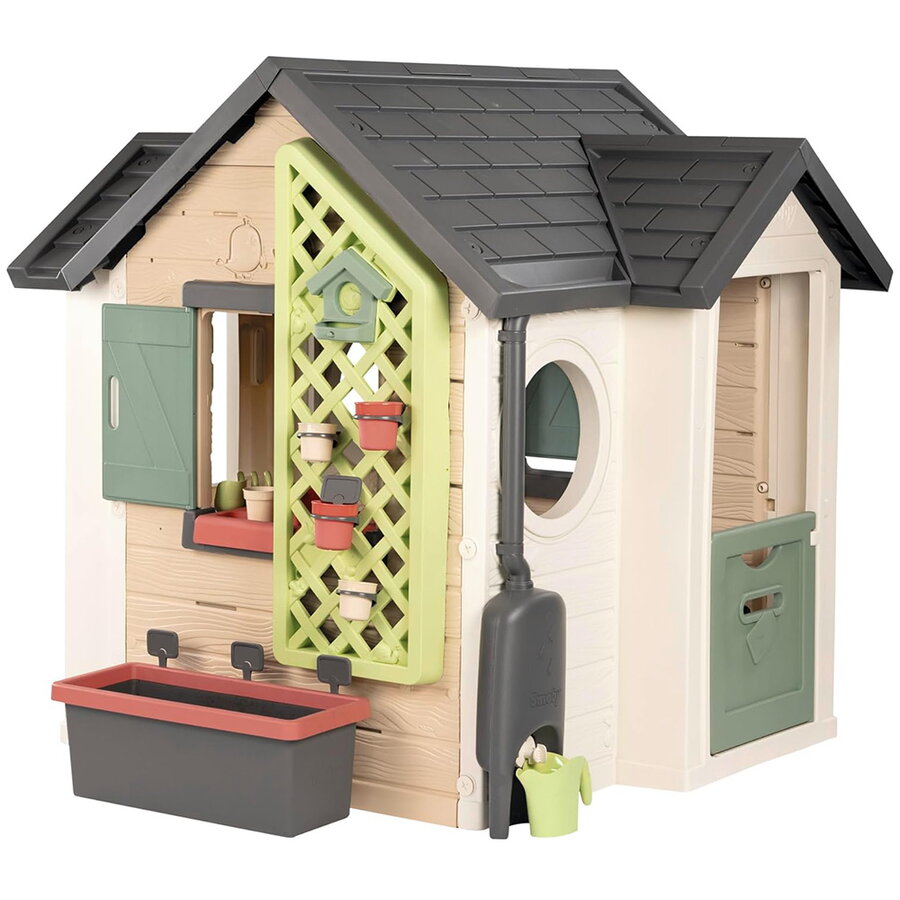 Căsuță pentru Copii Smoby Life Garden House cu Accesorii Varsta 2 Ani+ Multicolor