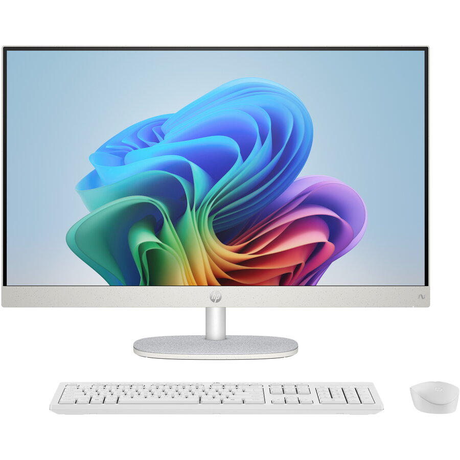 Sistem All in One HP 27-ct2002nw FHD 27inch AMD Ryzen AI 7 350 16GB 512GB SSD Windows 11 Home White