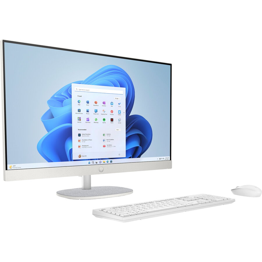 Sistem All in One HP 27-cr1013nw FHD 27inch Intel Core Ultra 5 125U 16GB 512GB SSD Windows 11 Home White — imaginea 2