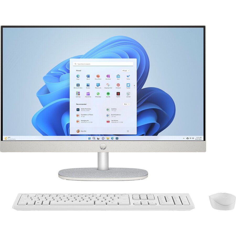 Sistem All in One 24-cr0332nw FHD 23.8inch AMD Ryzen 7 7730U 16GB 512GB SSD Windows 11 Home White