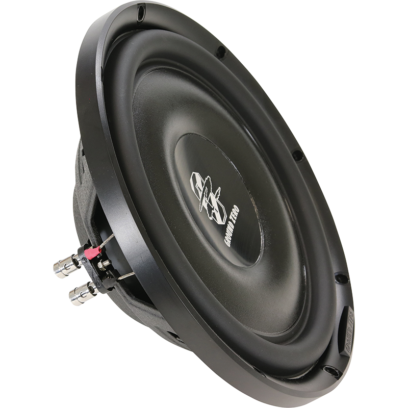 Subwoofer Auto GROUND ZERO GZRW 300-D2 Flat 30CM / 12Inch Negru — imaginea 2