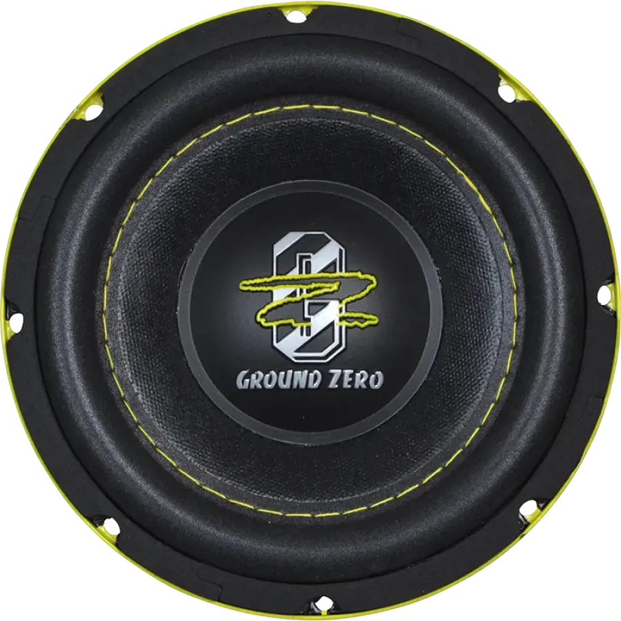 Subwoofer Auto GROUND ZERO GZRW 6XSPL 16.5CM (6.5″) 350W RMS Galben