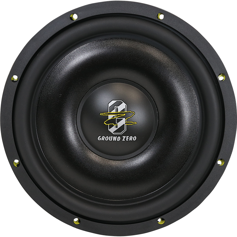 Subwoofer Auto GROUND ZERO GZHW 12SPL-D2 FLAT 30CM (12″) 1200W Galben