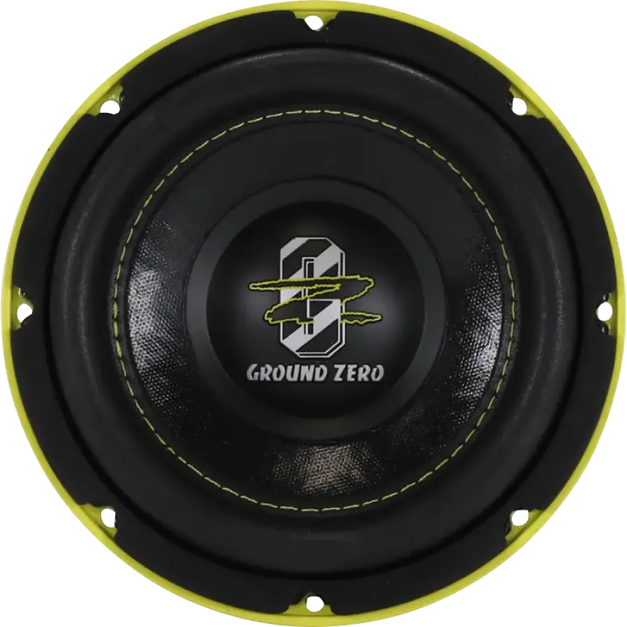 Subwoofer Auto GROUND ZERO GZHW 16SPL 16CM (6.3″) 500W RMS Galben