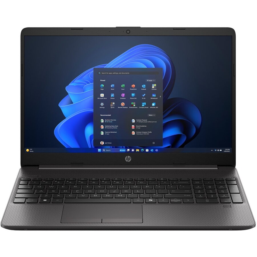 Laptop HP 250 Intel Core 5 120U 15.6inch FHD 8GB DDR4 512GB Intel Graphics Windows 11 Pro Dark Ash