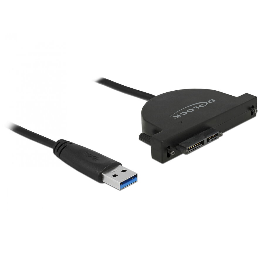 Adaptor Delock USB 3.0 Slim SATA 13 Pini Negru
