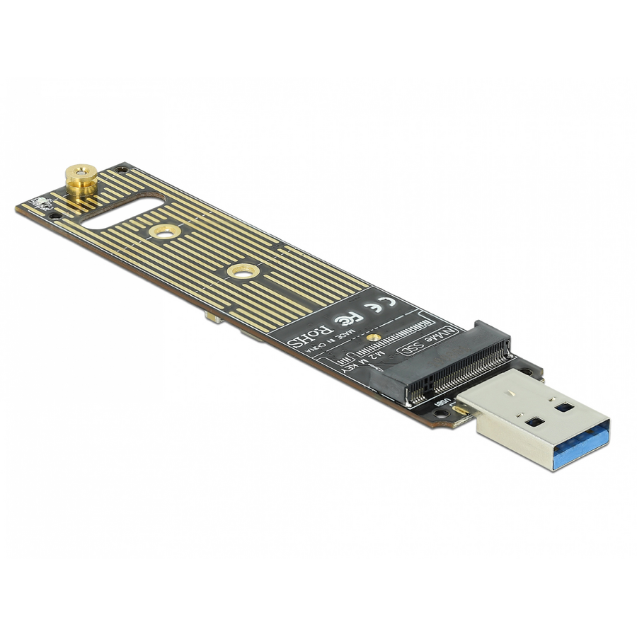 Adaptor Delock USB 3.1 Gen 2 la M.2 NVMe PCIe SSD