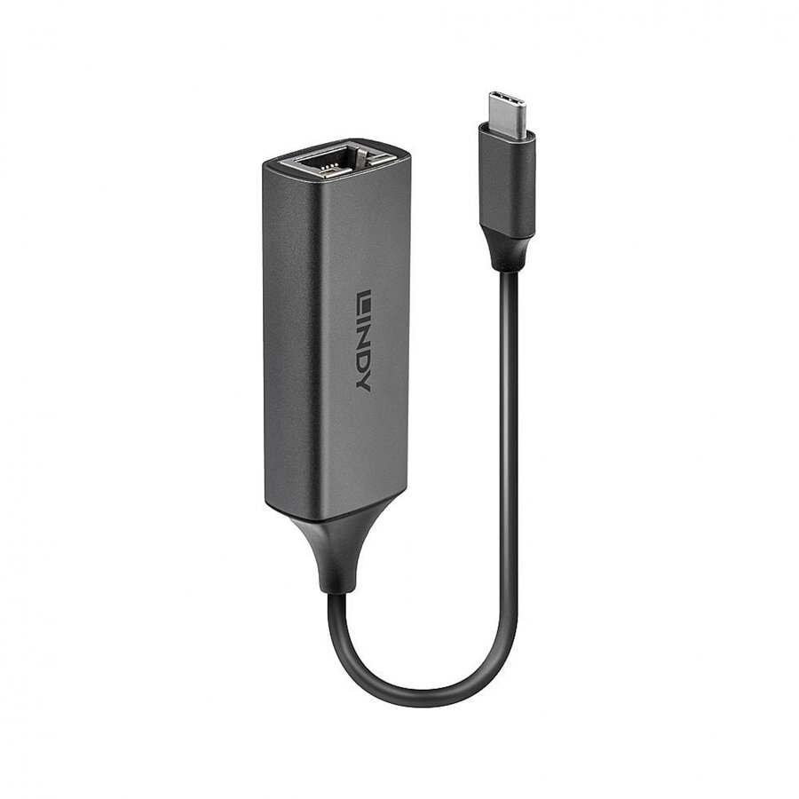 Adaptor Lindy USB 3.1-C Gigabit LAN Negru