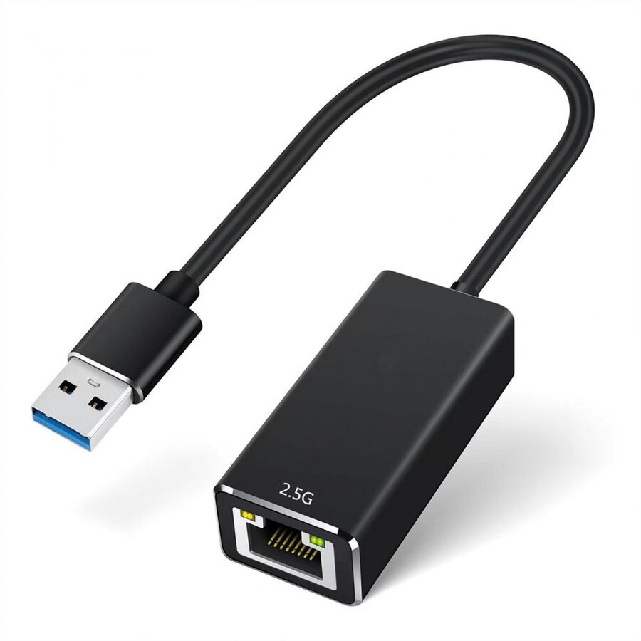 Adaptor Value USB 3.2 Gen1-A 2.5 Gigabit Negru
